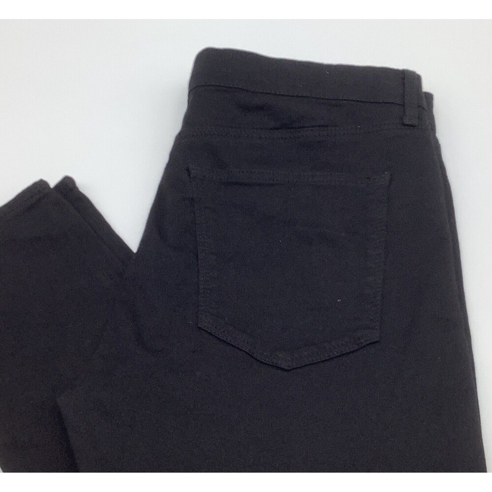 TopShop Moto Womens Leigh Ankle Grazer Distressed Jeans Black Size 32‎ NWT